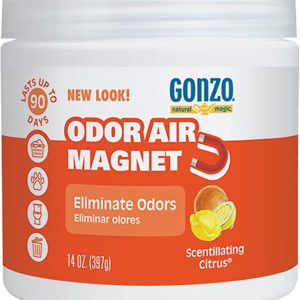 GONZO: Scentillating Citrus Odor Air Magnet Gel, 14 oz