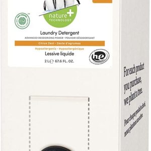 ATTITUDE: Citrus Zest 80 Loads Eco-Refill Laundry Detergent, 67.6 fo