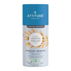 ATTITUDE: Sensitive Unscented Deodorant, 3 oz