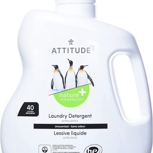 ATTITUDE: Unscented 40 Loads Laundry Detergent, 67.6 fo