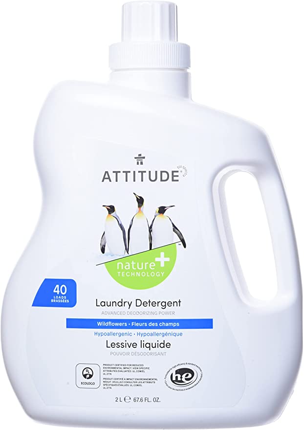 ATTITUDE: Wildflowers 40 Loads Laundry Detergent, 67.6 fo