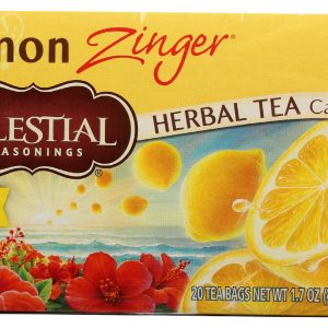CELESTIAL SEASONINGS: Lemon Zinger Herbal Tea, 20 bg