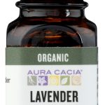 AURA CACIA: Organic Lavender Essential Oil, 0.25 oz