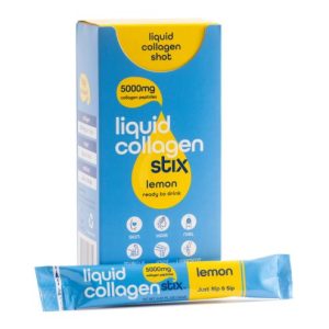 LIQUID COLLAGEN STIX: Lemon Collagen Liquid 14 Packets, 7.98 fo