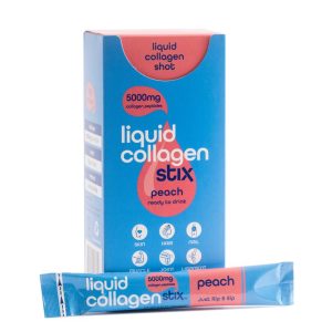 LIQUID COLLAGEN STIX: Peach Collagen Liquid 14 Packets, 7.98 fo