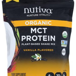 NUTIVA: Mct Plant Prtn Pwdr Vnla, 13.76 oz