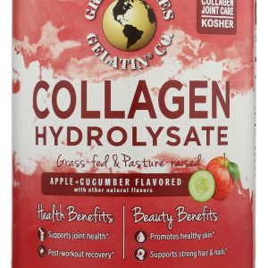 GREAT LAKES: Collagen Pwdr Apple Cucum, 10 oz