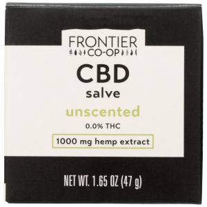 FRONTIER COOP: Salve Cbd Unscentd 1000Mg, 1.65 oz