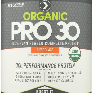 DESIGNER PROTEIN WHEY: Pro30 Plant Choc Org, 1.29 lb