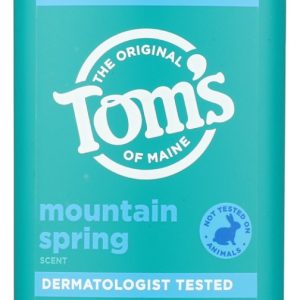 TOMS OF MAINE: Mountain Spring Deodorant Stick, 3.25 oz