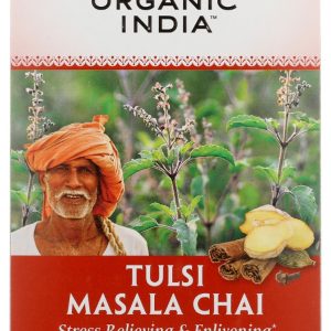 ORGANIC INDIA: Tulsi Masala Chai Tea, 18 bg