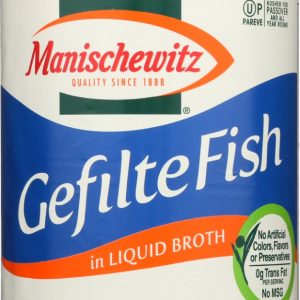 MANISCHEWITZ: Gefilte Fish in Liquid Broth, 24 oz