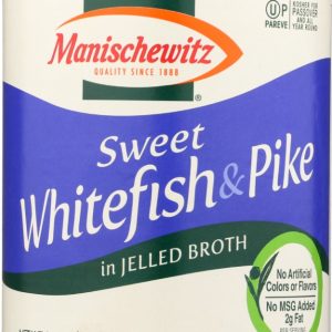 MANISCHEWITZ: Sweet Whitefish and Pike in Jelled Broth, 24 oz