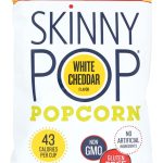 SKINNY POP: White Cheddar Popped Popcorn, 4.4 oz