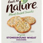 BACK TO NATURE: Organic Stoneground Wheat Crackers, 6 oz