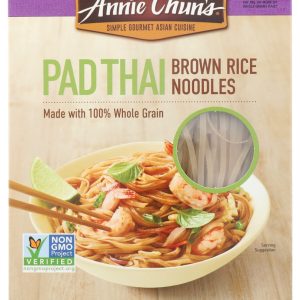 ANNIE CHUNS: Pad Thai Brown Rice Noodles, 8 oz