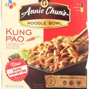 ANNIE CHUNS: Chinese Style Kung Pao Noodle Bowl, 8.5 oz