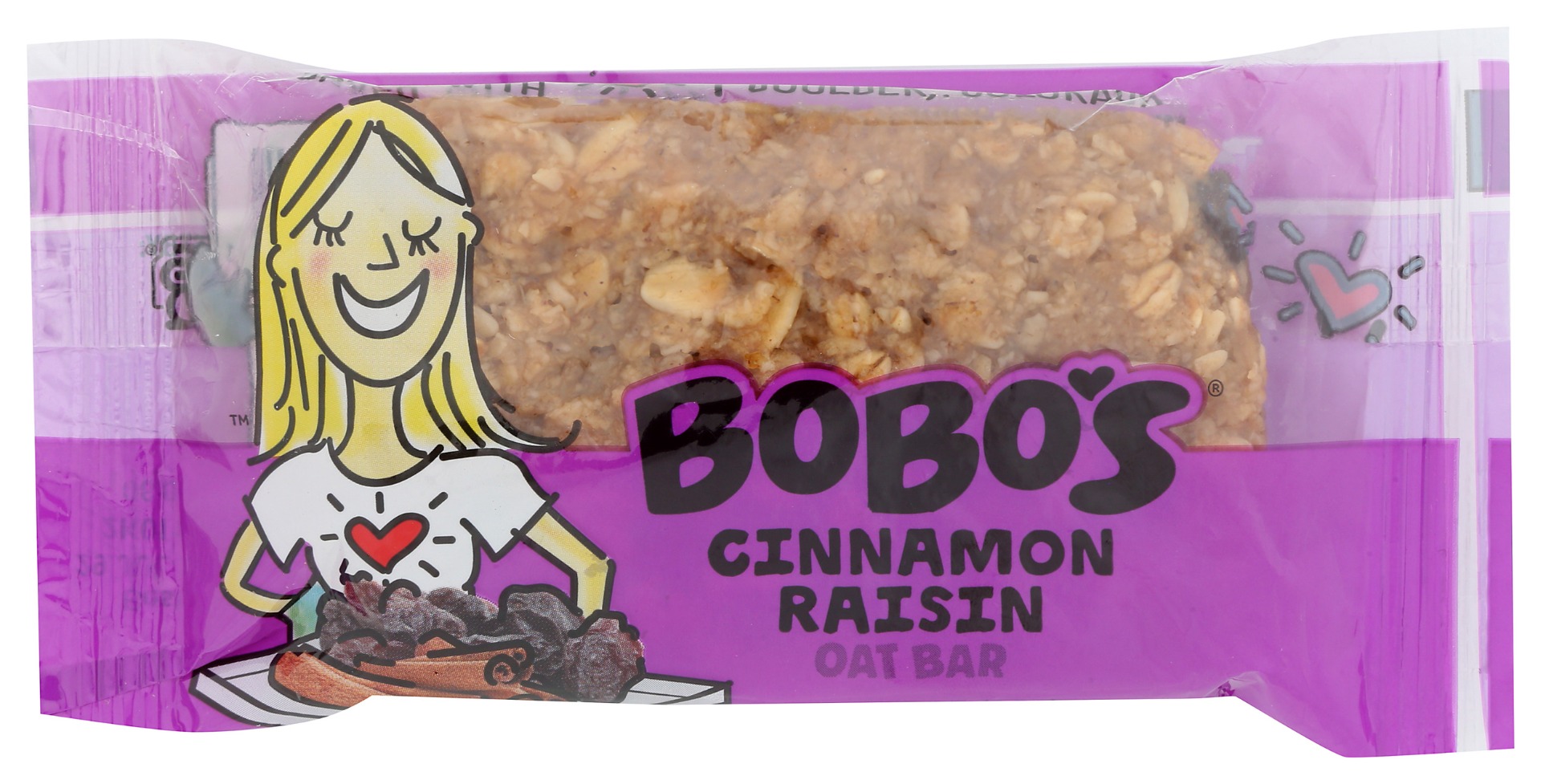 BOBOS OAT BARS: Cinnamon Raisin Oat Bar, 3 oz