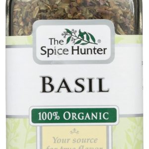 SPICE HUNTER: Basil Organic Leaves, 0.3 oz