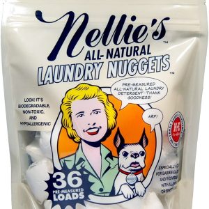 NELLIES ALL NATURAL: Laundry Nuggets 36 Loads, 1.12 lb