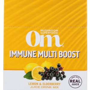 OM MUSHROOMS: Immune Multi Boost Lemon Elderberry, 10 pk