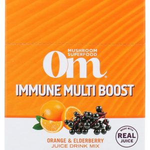 OM MUSHROOMS: Immune Multi Boost Orange and Elderberry, 10 pk