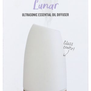 AURA CACIA: Lunar Ultrasonic Essential Oil Diffuser, 1 ea