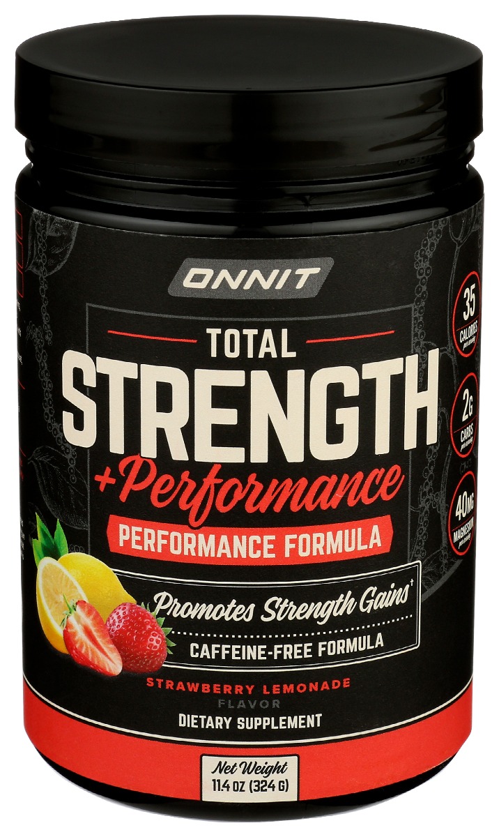 ONNIT: Total Strength Performance Strawberry Lemonade, 11 oz