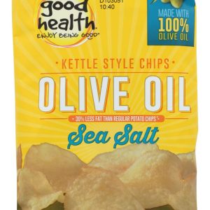 GOOD HEALTH: Kettle Style Chips Olive Oil Sea Salt, 5 oz