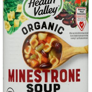 HEALTH VALLEY: Minestrone No Salt Added Soup, 15 oz