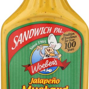 WOEBER: Jalapeno Mustard, 16 oz