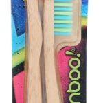 WOOBAMBOO: Kids Natural Bamboo Toothbrushes 2Pk, 1 ea
