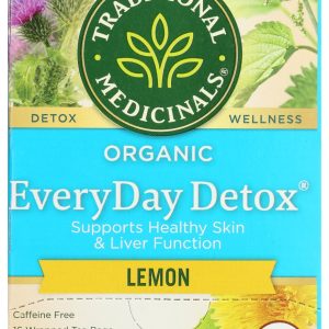 TRADITIONAL MEDICINALS: Everyday Detox Lemon Tea, 16 bg