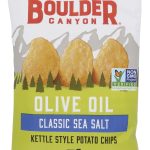BOULDER CANYON: Olive Oil Classic Sea Salt Kettle Style Potato Chips, 6.5 oz