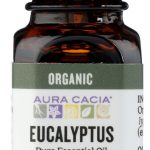 AURA CACIA: Organic Eucalyptus Radiata Essential Oil, 0.25 oz