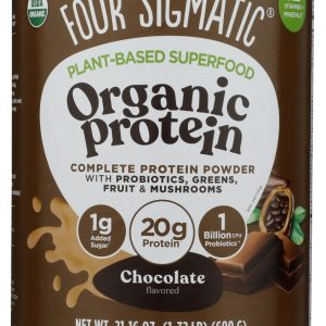 FOUR SIGMATIC: Plant Based Protein Chocolate, 21.6 oz