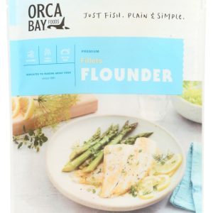 ORCA BAY: Flounder Mild and Delicate Fillets, 10 oz