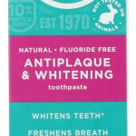 TOMS OF MAINE: Fluoride Free Antiplaque and Whitening Toothpaste Spearmint, 4.5 oz
