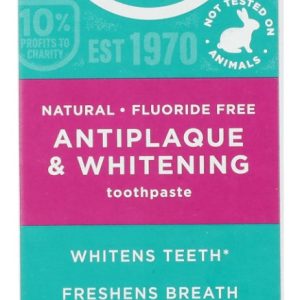 TOMS OF MAINE: Fluoride Free Antiplaque and Whitening Toothpaste Spearmint, 4.5 oz