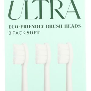 PLUS ULTRA: Electric Toothbrush Replacement Heads, 3 ea