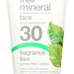 ALBA BOTANICA: Sheer Mineral Sunscreen Fragrance Free Sunscreen Lotion SPF 30, 2 fo