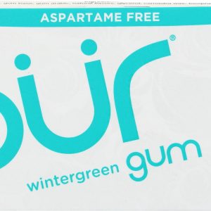PUR: Wintergreen Gum Blister Tray, 9 pc