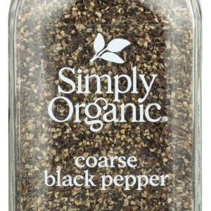 SIMPLY ORGANIC: Black Pepper Coarse Grind, 2.47 oz