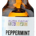 AURA CACIA: Peppermint Essential Oil, 0.5 oz
