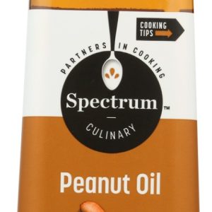 SPECTRUM NATURALS: Peanut Oil Unrefined, 16 fo