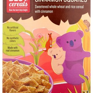 MOMS BEST: Toasted Cinnamon Squares Cereal, 17.5 oz