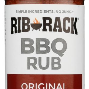 RIB RACK: Original BBQ Rub Seasoning, 5.5 oz