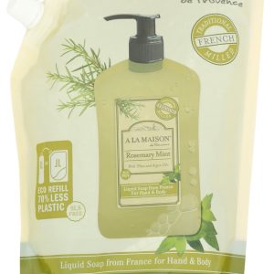 A LA MAISON: Rosemary Mint Liquid Soap, 33.8 fo
