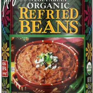 AMYS: Organic Vegetarian Traditional Refried Beans Light In Sodium, 15.4 oz