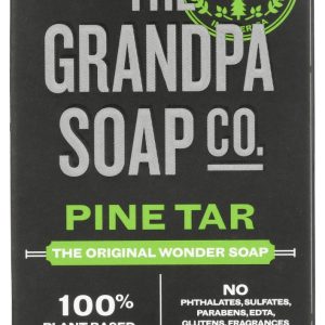 GRANDPAS: Pine Tar Bar Soap, 3.25 oz